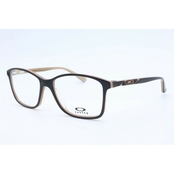 New Oakley OX 1098-0153 Square Brown Quartz Eyeglasses Lenses 53mm